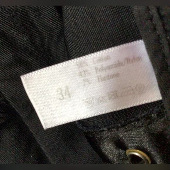 Wolford biker trousers, lace up sides, size 34 - Picture 8 of 10